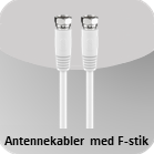 Antennekabler med F-Stik