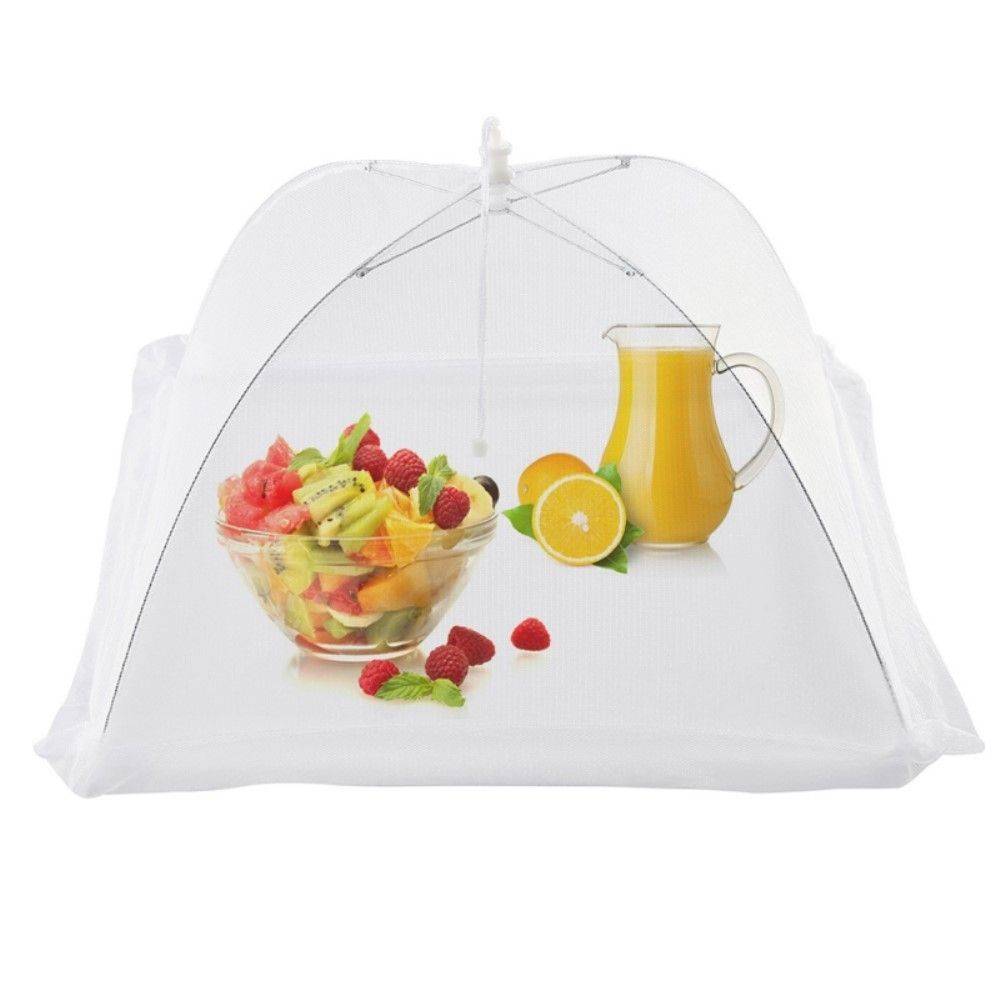 Myggenet til picnic / grillaften - 42x42 cm. - Hvid