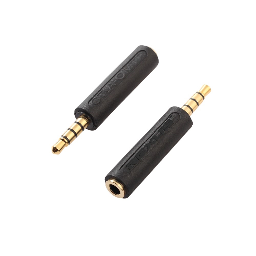 3.5mm (han) til 3.5mm (hun) adapter - OMTP til CTIA & CTIA til OMTP