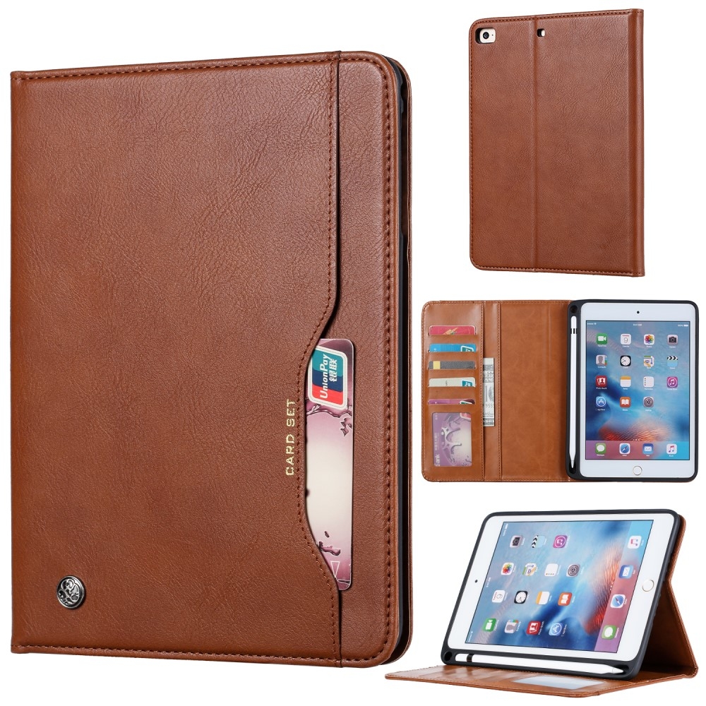 iPad mini 5 (2019) / mini 4 - Læder cover / taske - Brun