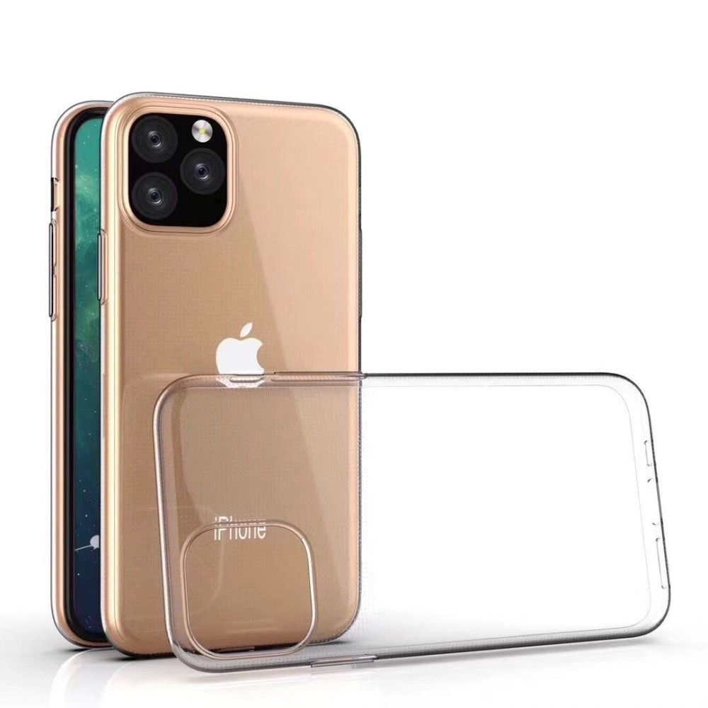 iPhone 11 Pro Max - Gummi cover/etui - Transparent