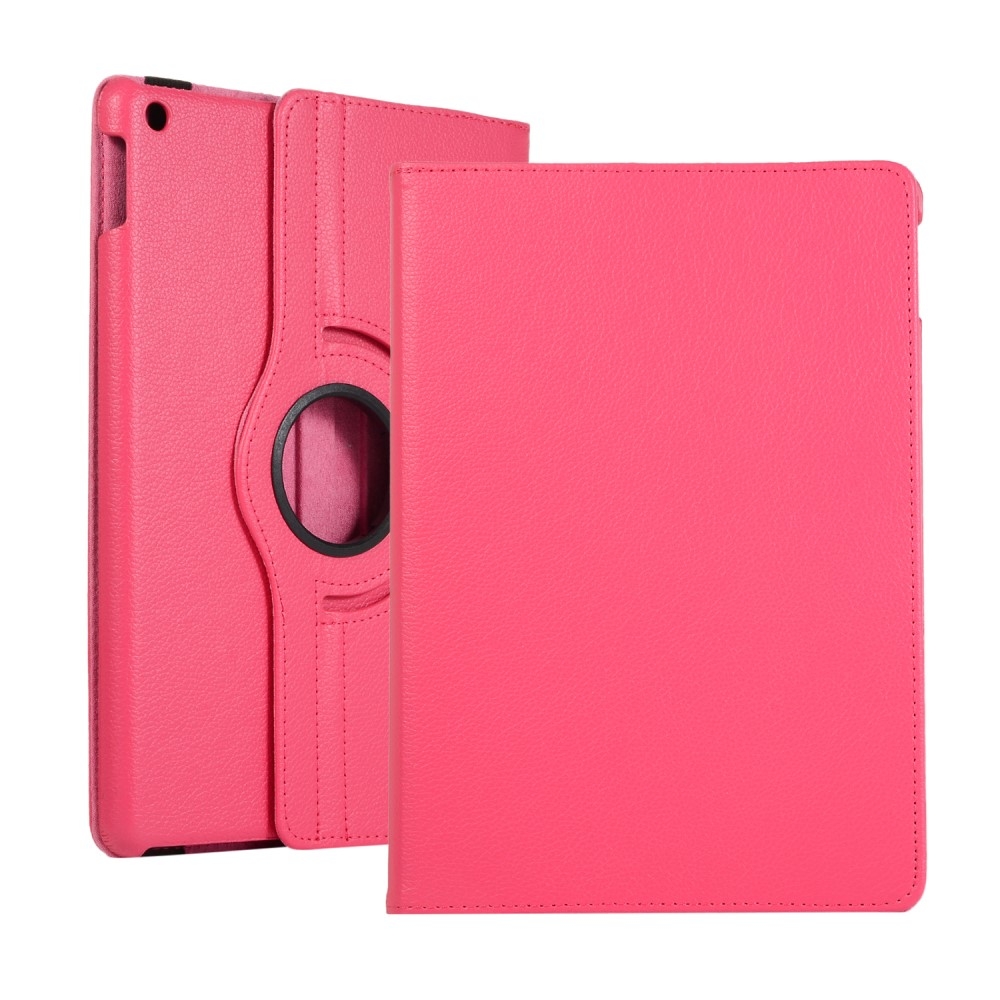 iPad 10.2 (2019/2020/2021) - Læder cover 360 grader roterbar - Rosa