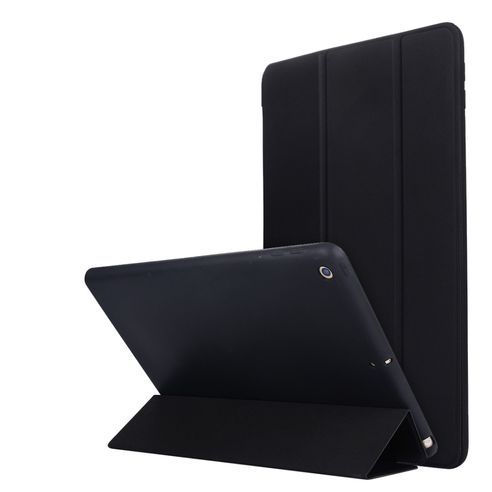 iPad 10.2 (2019/2020/2021) - Tri-Fold læder cover - Sort