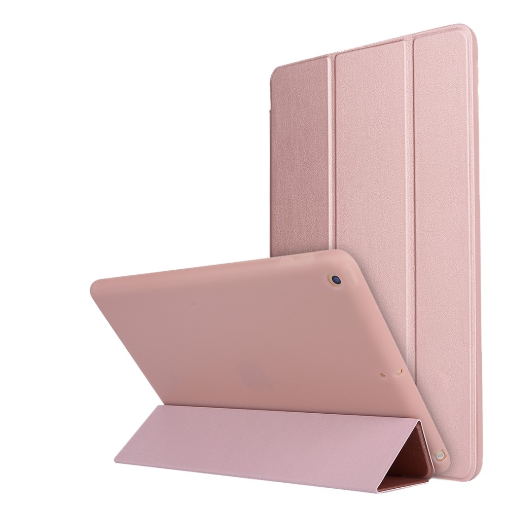 iPad 10.2 (2019/2020/2021) - Tri-Fold læder cover - Rosa guld