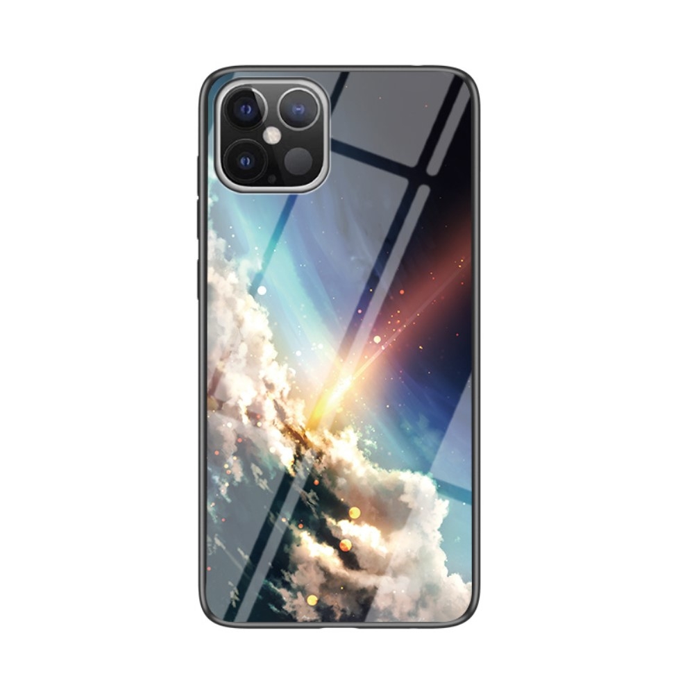 iPhone 12 Pro Max - Hybrid cover med bagside af hærdet glas - Meteor