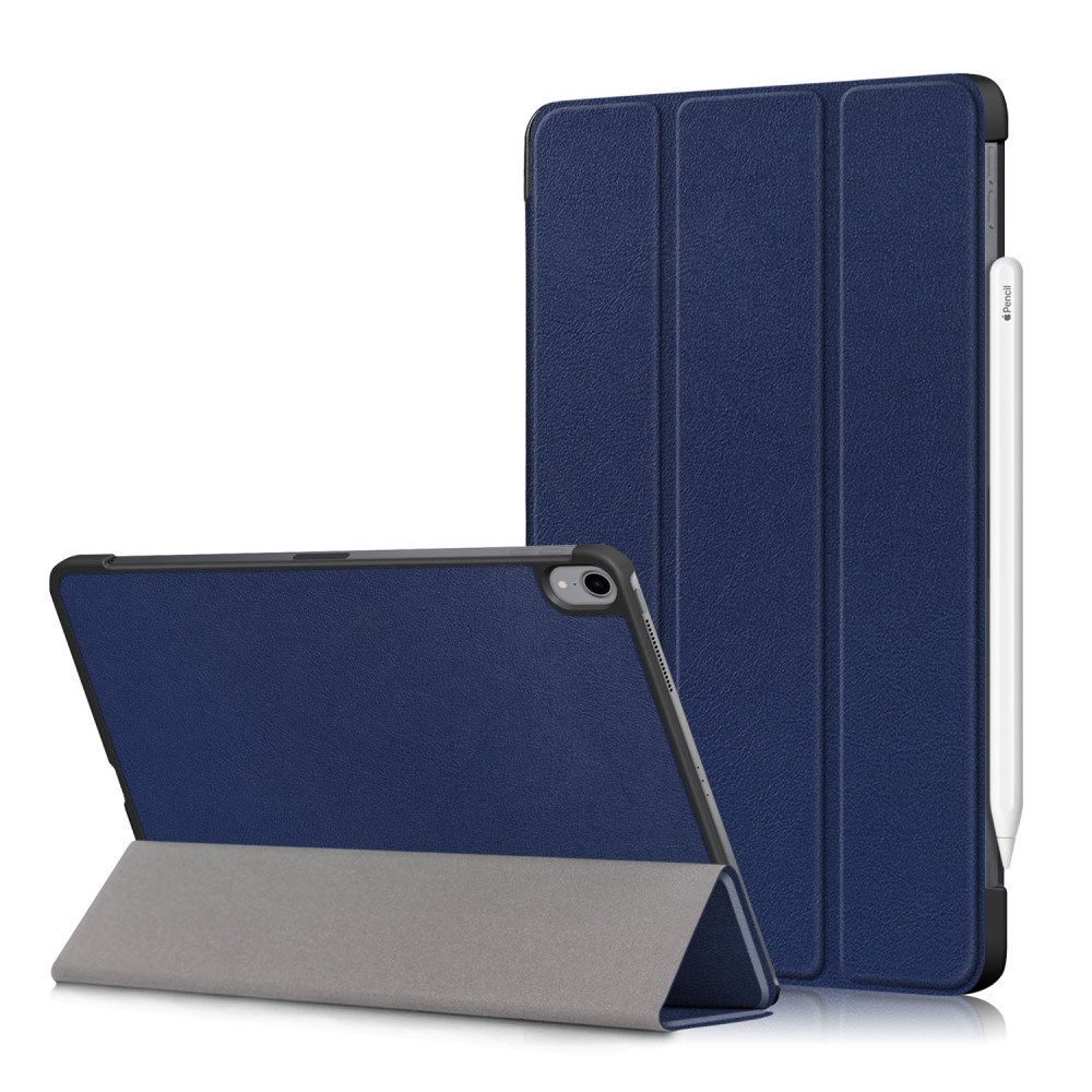 iPad Air 11 (2024/2025/2026) / Air 10.9 (2022/2020) - Tri-Fold læder cover m/wake up/sleep - Blå