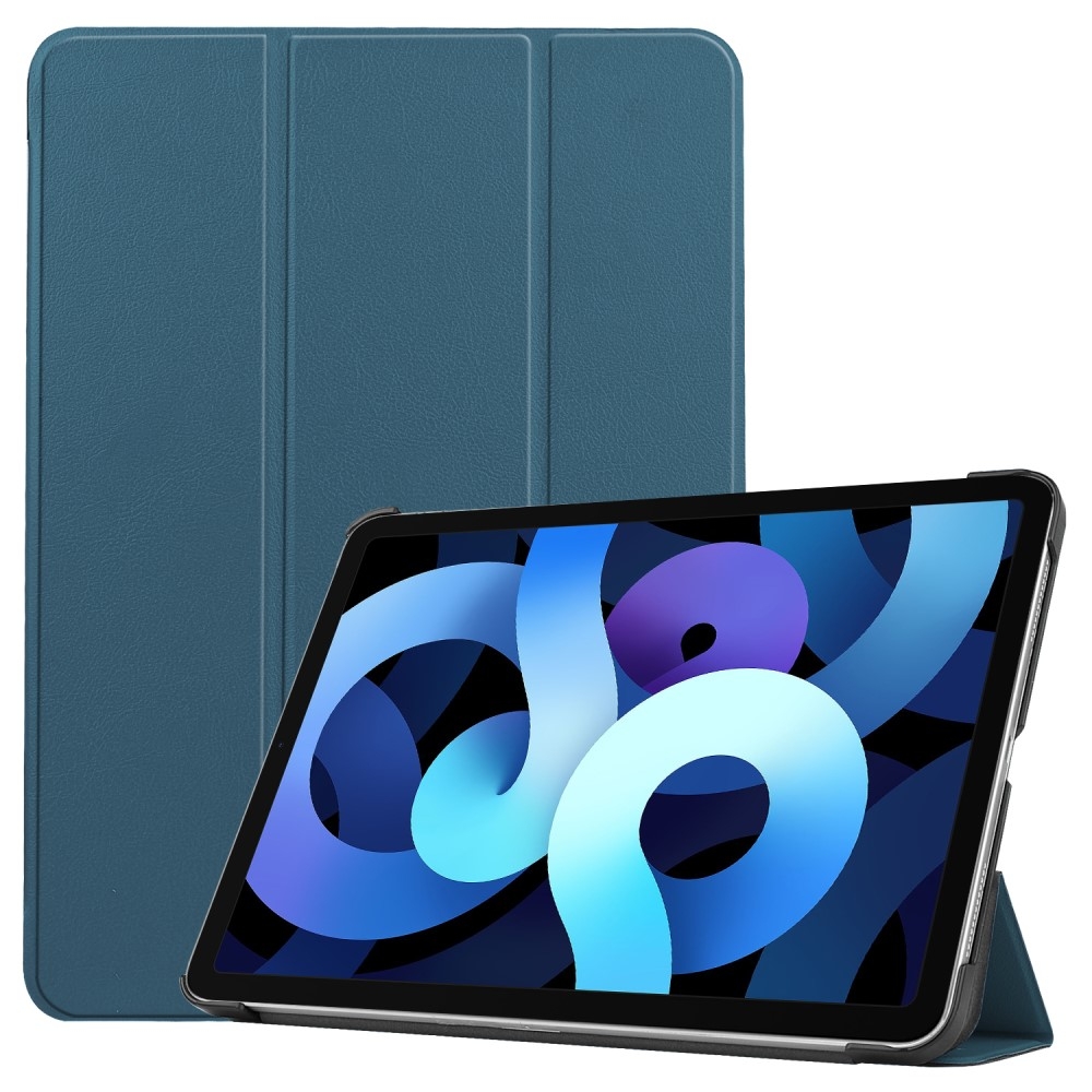 iPad Air 11 (2024/2025/2026) / iPad Air 10.9 (2022/2020) - Tri-Fold læder cover - Dybgrøn