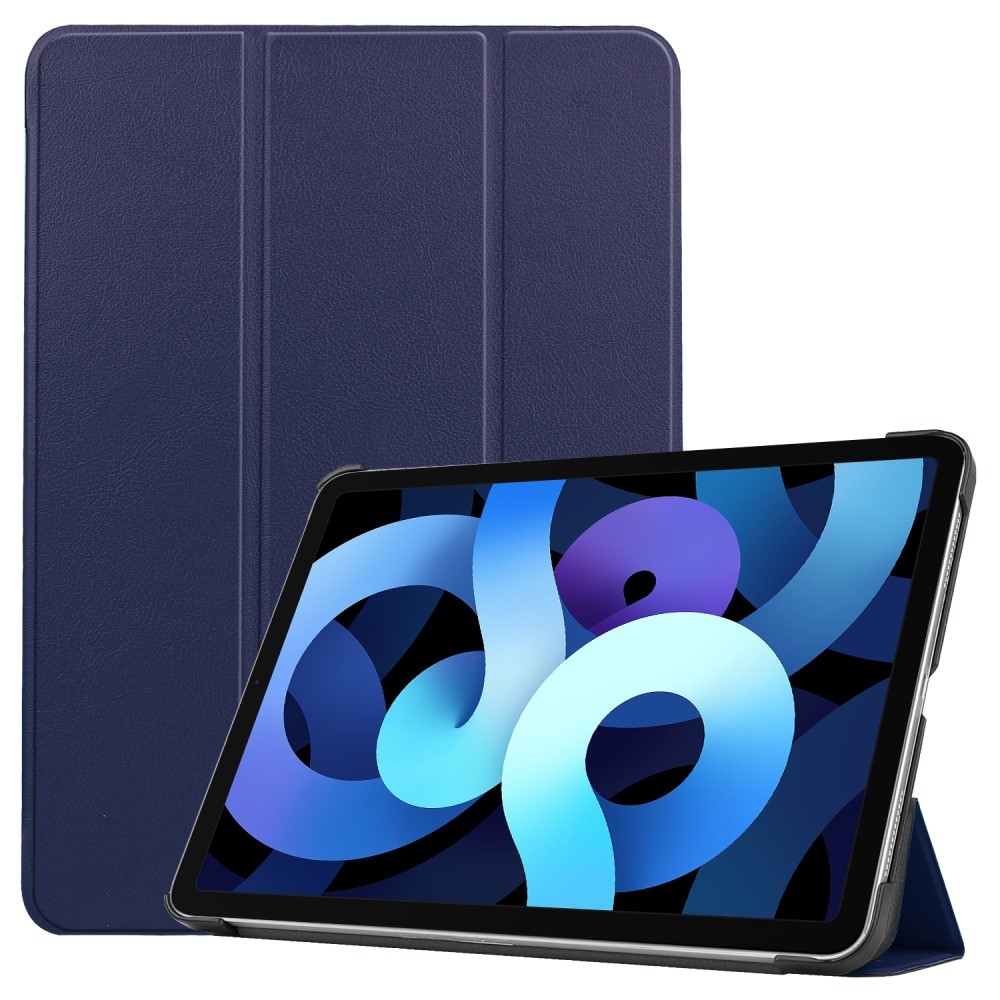 iPad Air 11 (2024/2025/2026) / iPad Air 10.9 (2022/2020) - Tri-Fold læder cover - Mørkeblå