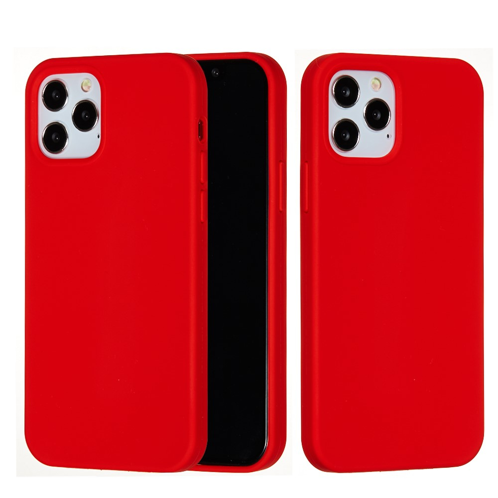 iPhone 12 / Pro - Azmaro Tyndt Silikone cover - Rød