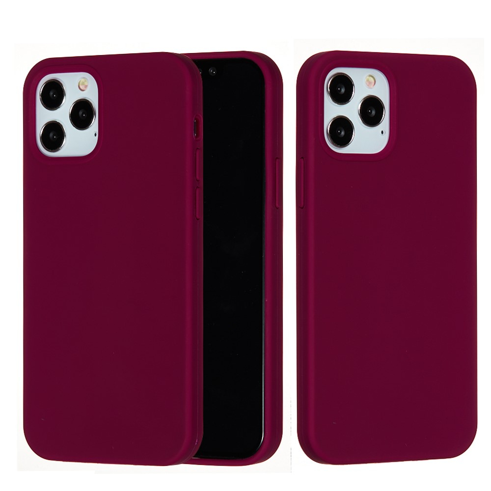 iPhone 12 Pro Max - Azmaro Tyndt Silikone cover - Mørk lilla