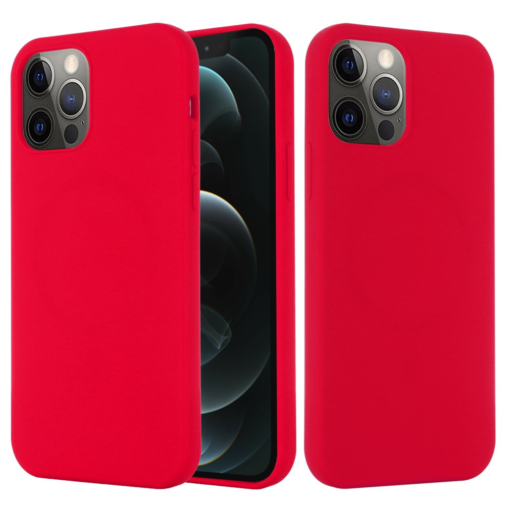 iPhone 12 Pro Max - Azmaro Silikone magsafe cover - Rød