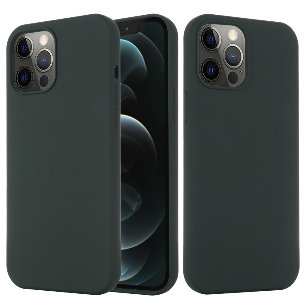 iPhone 12 Pro Max - Azmaro Silikone magsafe cover - Mørkegrøn