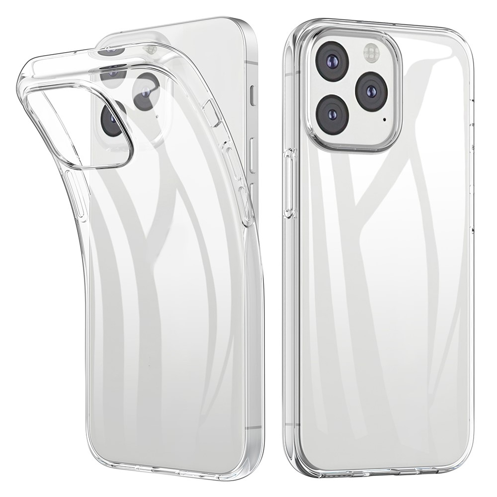 iPhone 13 Pro - Blødt gummi cover - Transparent