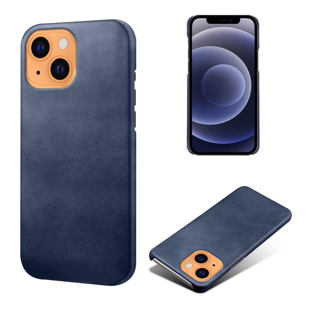 iPhone 13 - KSQ slim læder Hard cover - Blå