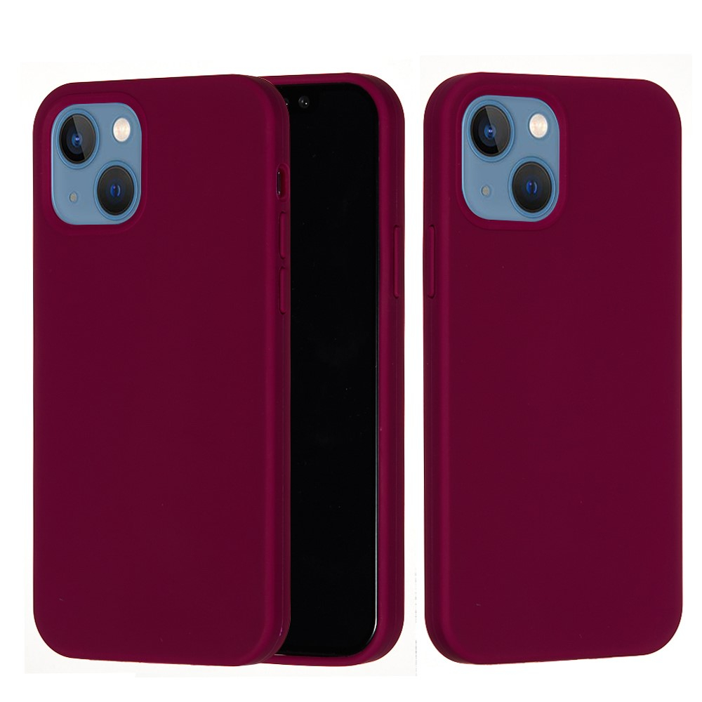 iPhone 13 mini - Azmaro Tyndt Silikone cover - Vinrød