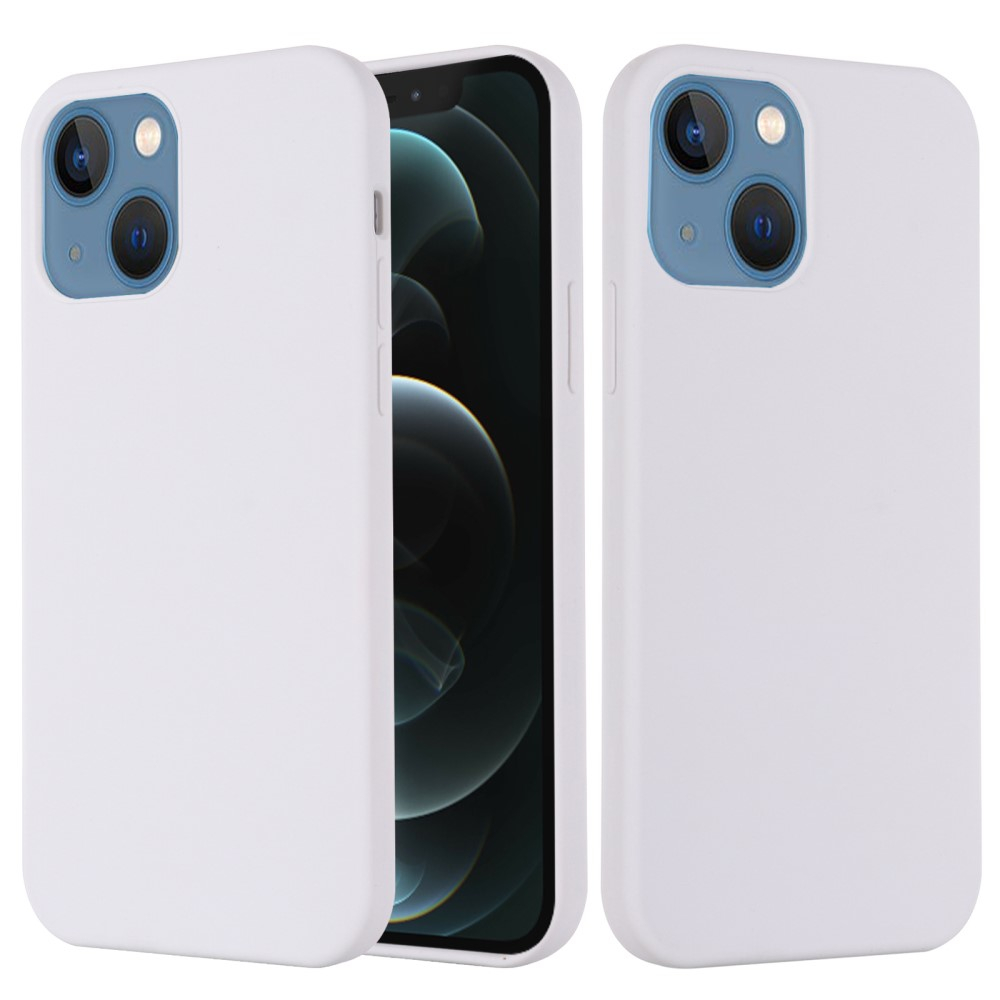 iPhone 13 mini - Azmaro Silikone magsafe cover - Hvid