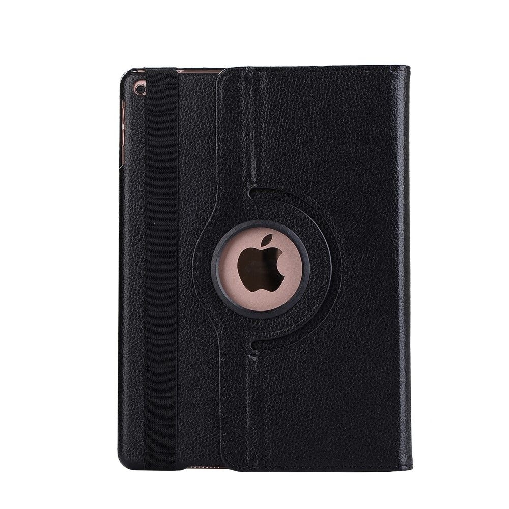 iPad 2/3/4 - 360 Graders Roterbar PU Læder Etui Cover med Stand - Sort