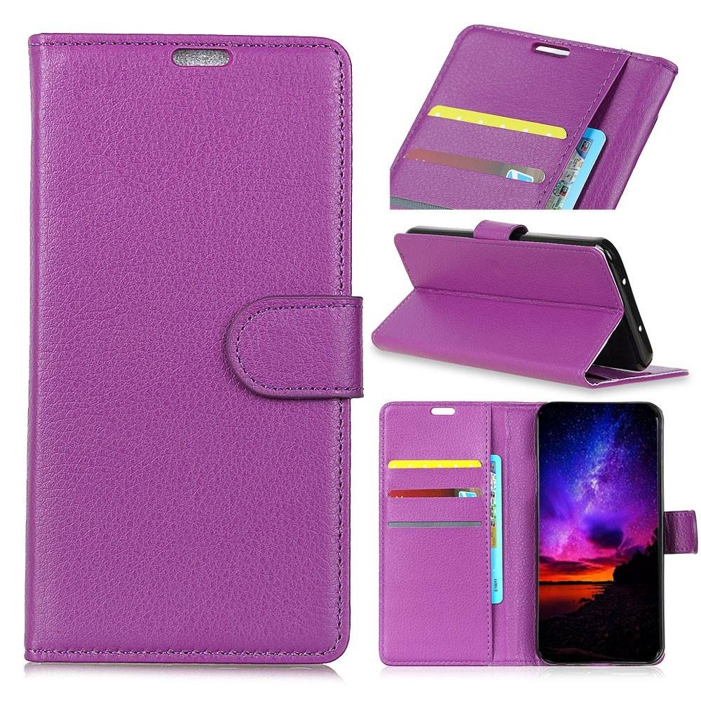 Samsung Galaxy S10E - Læder cover / pung - Lilla