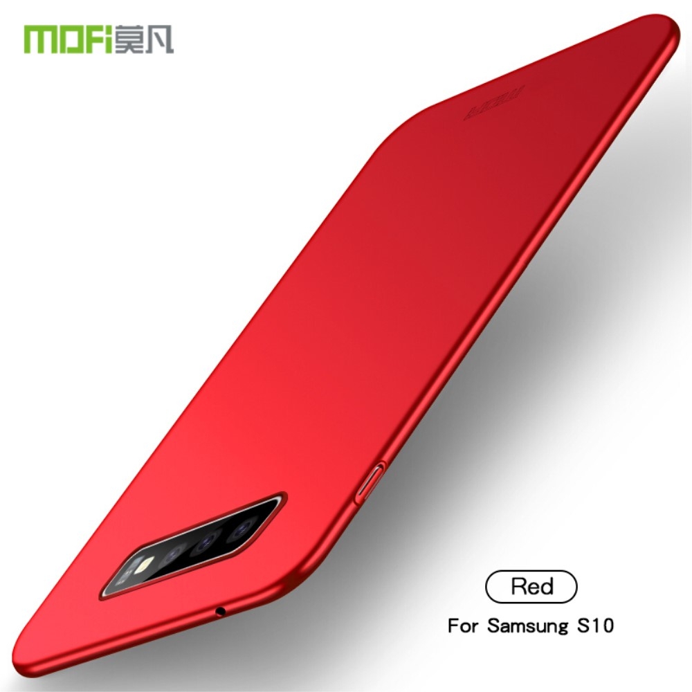 Samsung Galaxy S10 - MOFI Ultra tyndt Hard cover - Rød