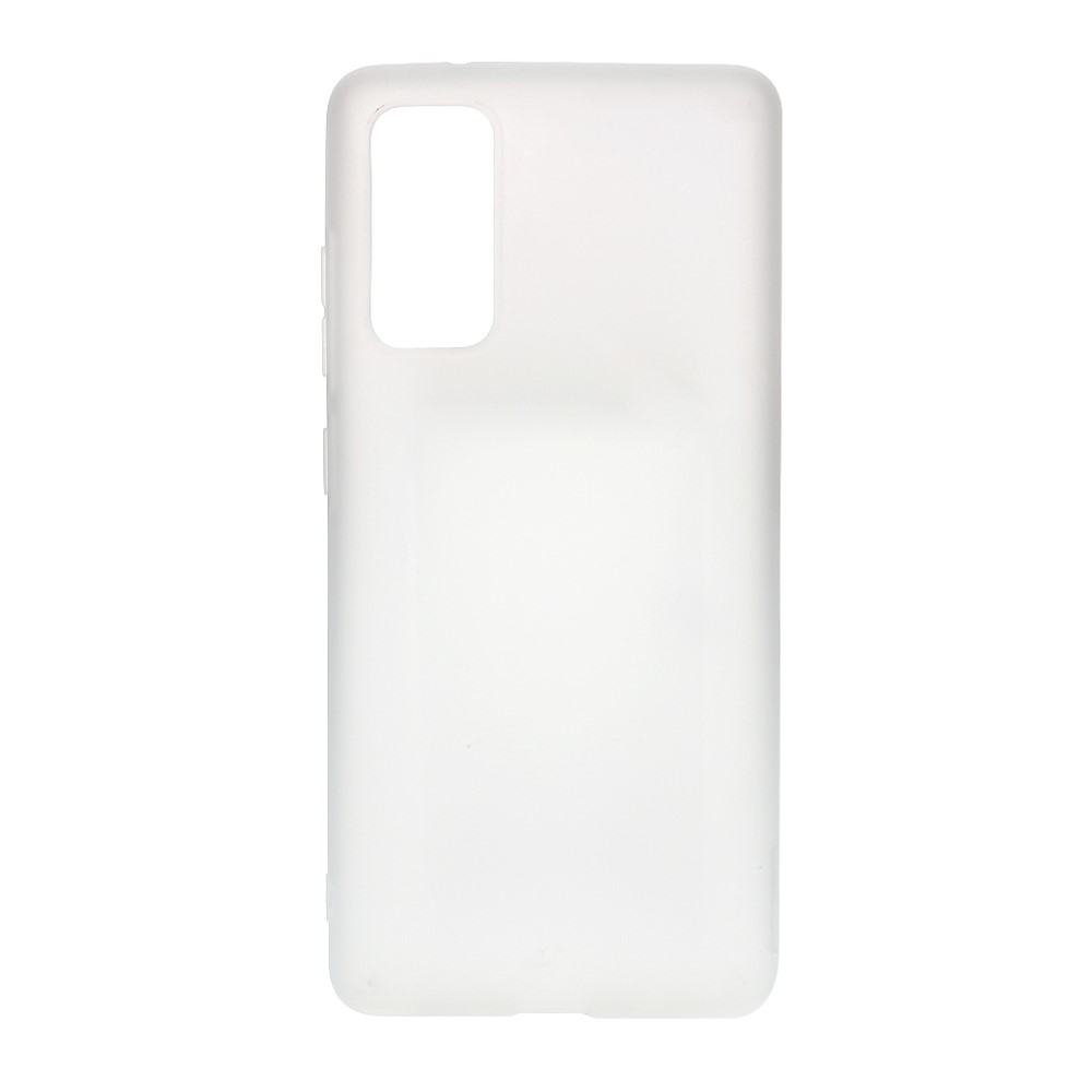 Samsung Galaxy S20 FE / S20 FE 5G - Mat gummi cover - Hvid