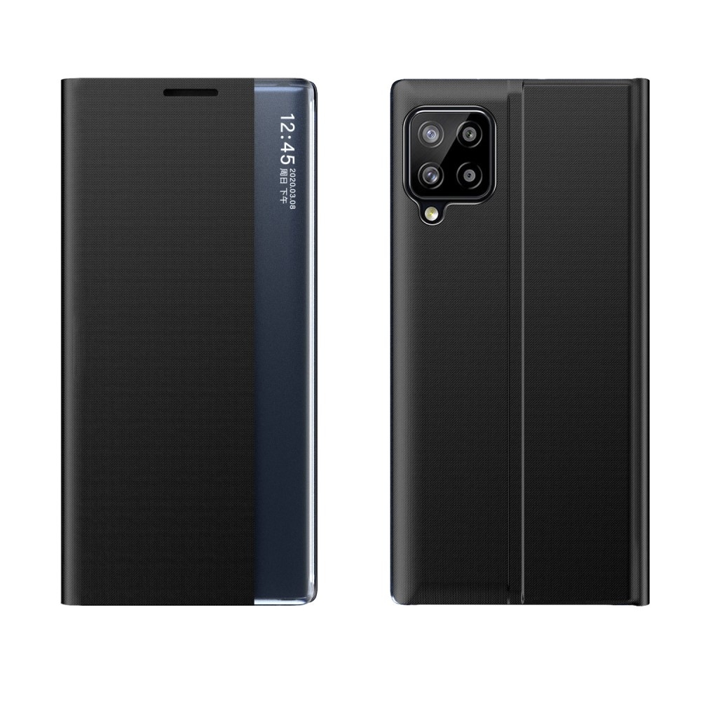 Samsung Galaxy A42 5G - View window læder cover - Sort