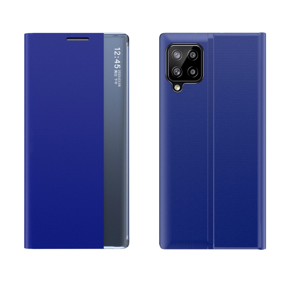 Samsung Galaxy A42 5G - View window læder cover - Blå