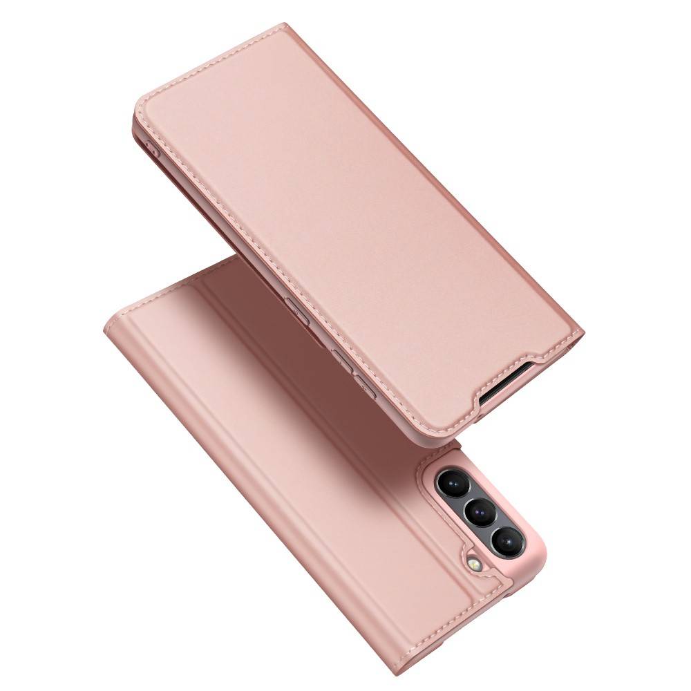 Samsung Galaxy S21 FE 5G - DUX DUCIS skin pro læder cover - Rosa
