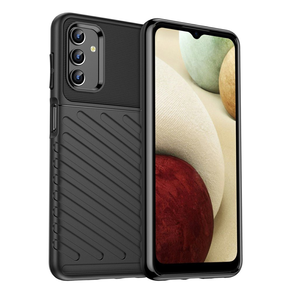 Samsung Galaxy A13 4G/5G / M13 5G / A04s 4G - Thunder series Gummi cover - Sort