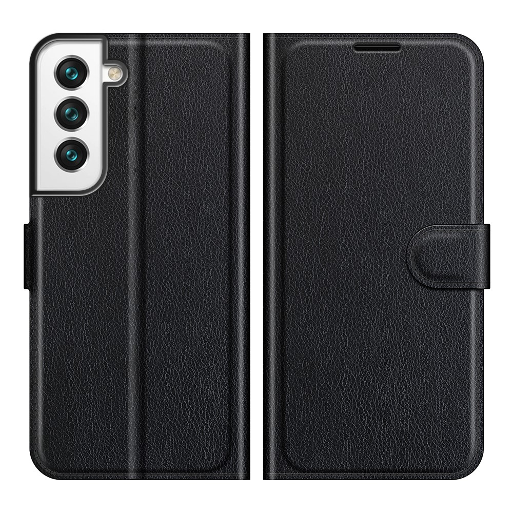 Samsung Galaxy S22 5G - Læder cover / pung - Sort