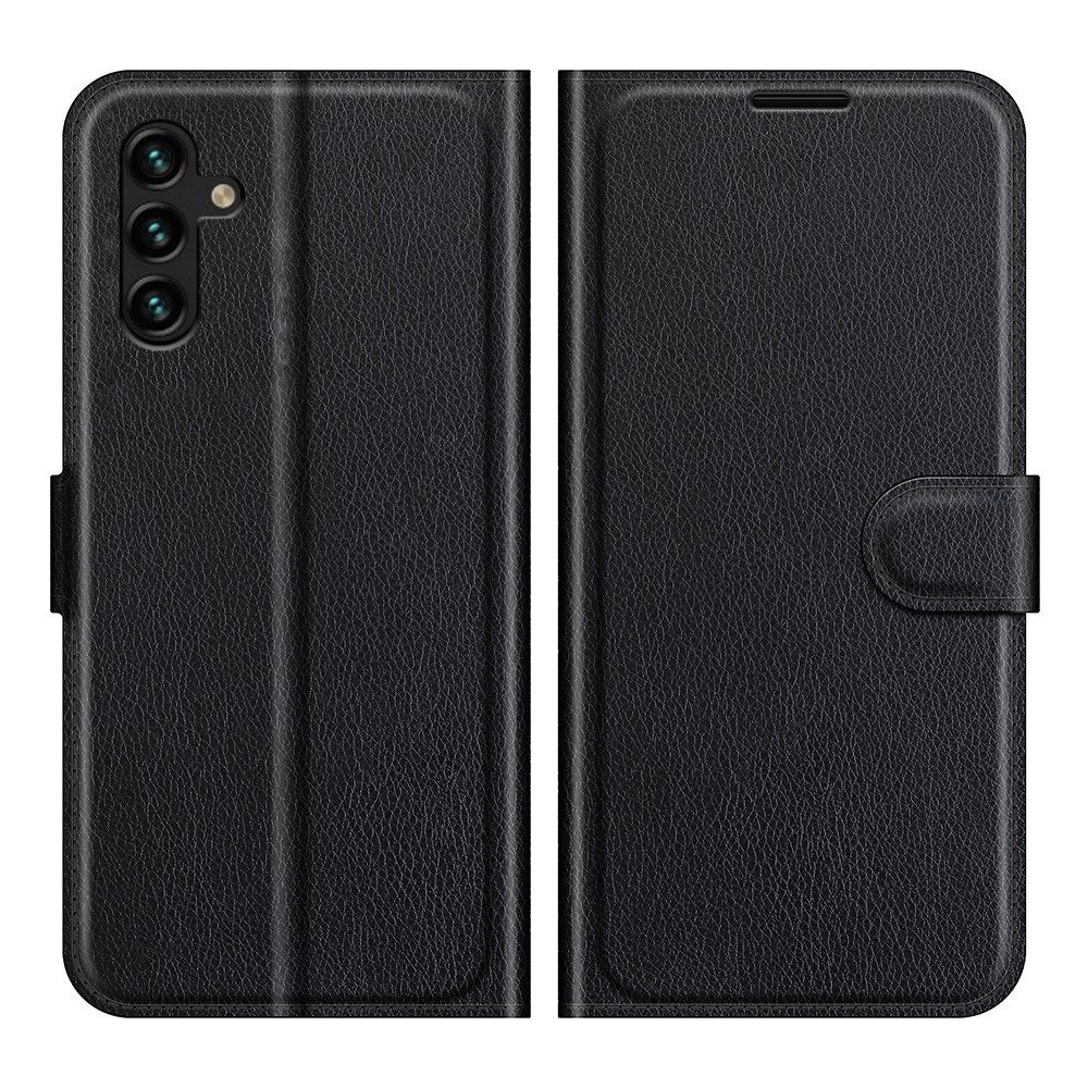 Samsung Galaxy A13 5G / A04s 4G - Læder cover / pung - Sort