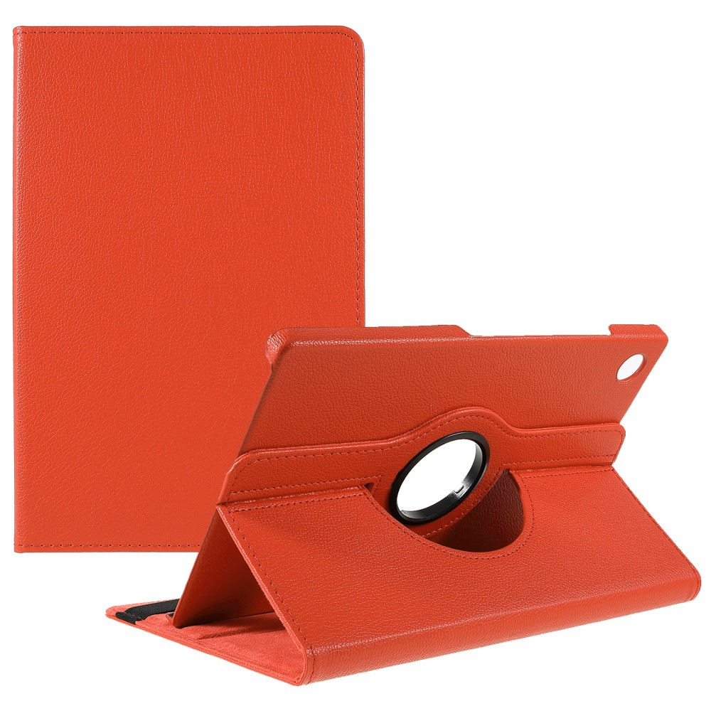 Samsung Galaxy Tab A8 (2021) - Læder cover 360 grader roterbart - Orange