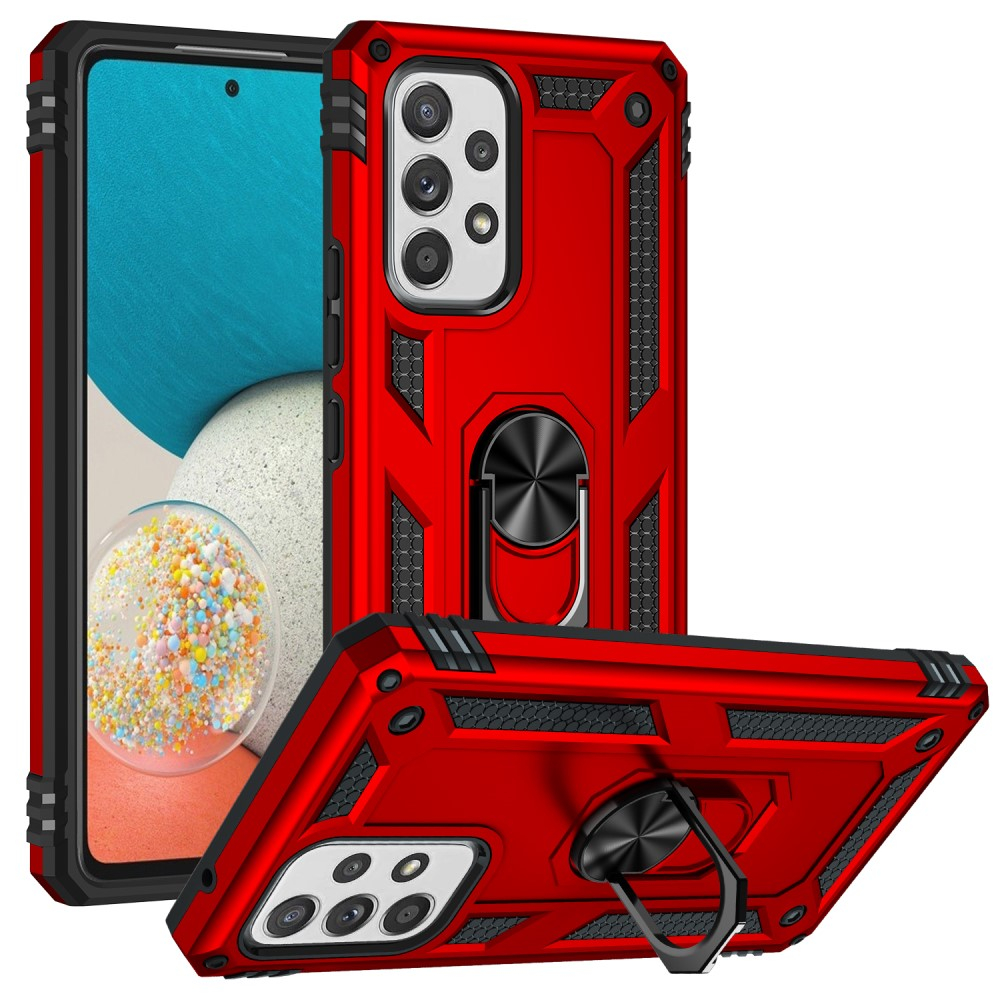 Samsung Galaxy A53 5G - Armor Hybrid cover med Kickstand - Rød