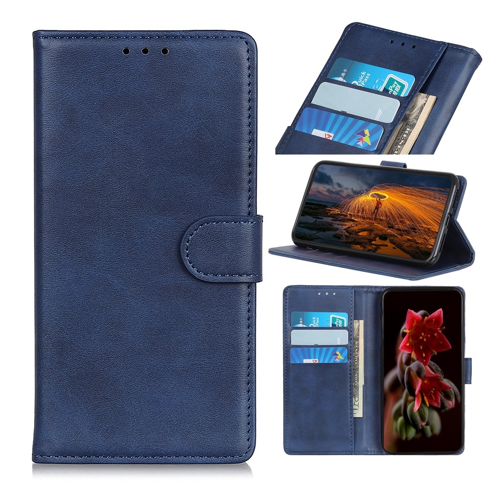 Sony Xperia 5 II - Læder pung / cover - Blå