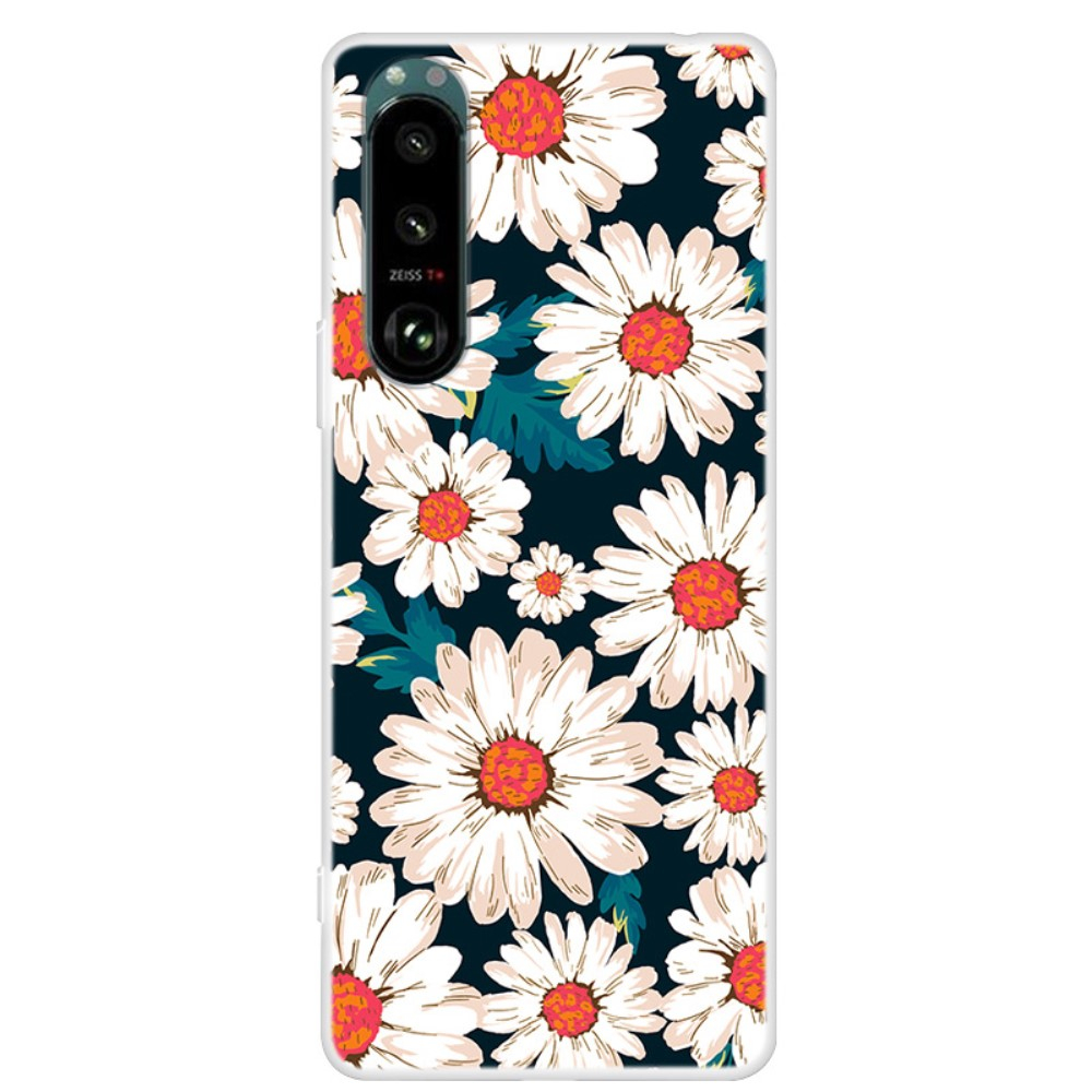 Sony Xperia 5 III 5G - Gummi cover - Printet Design - Mælkebøtter
