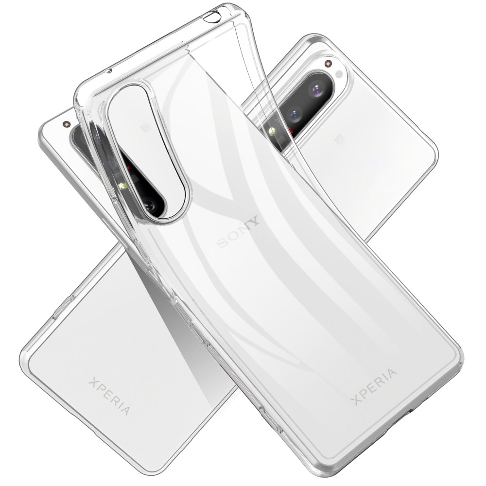 Sony Xperia 1 III 5G - Ultraklar gummi cover - Transparent