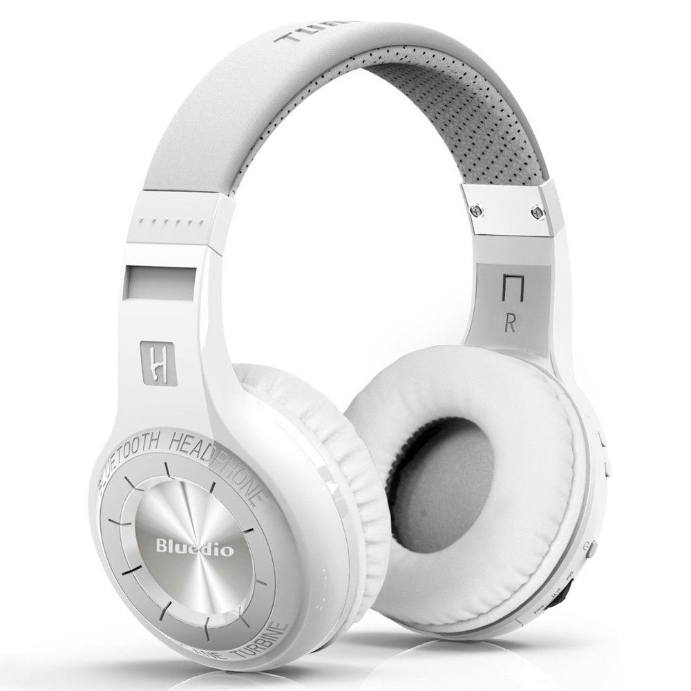 BLUEDIO HT Turbine 57mm Driver Bluetooth 4.1 Over-øre Høretelefoner - Hvid