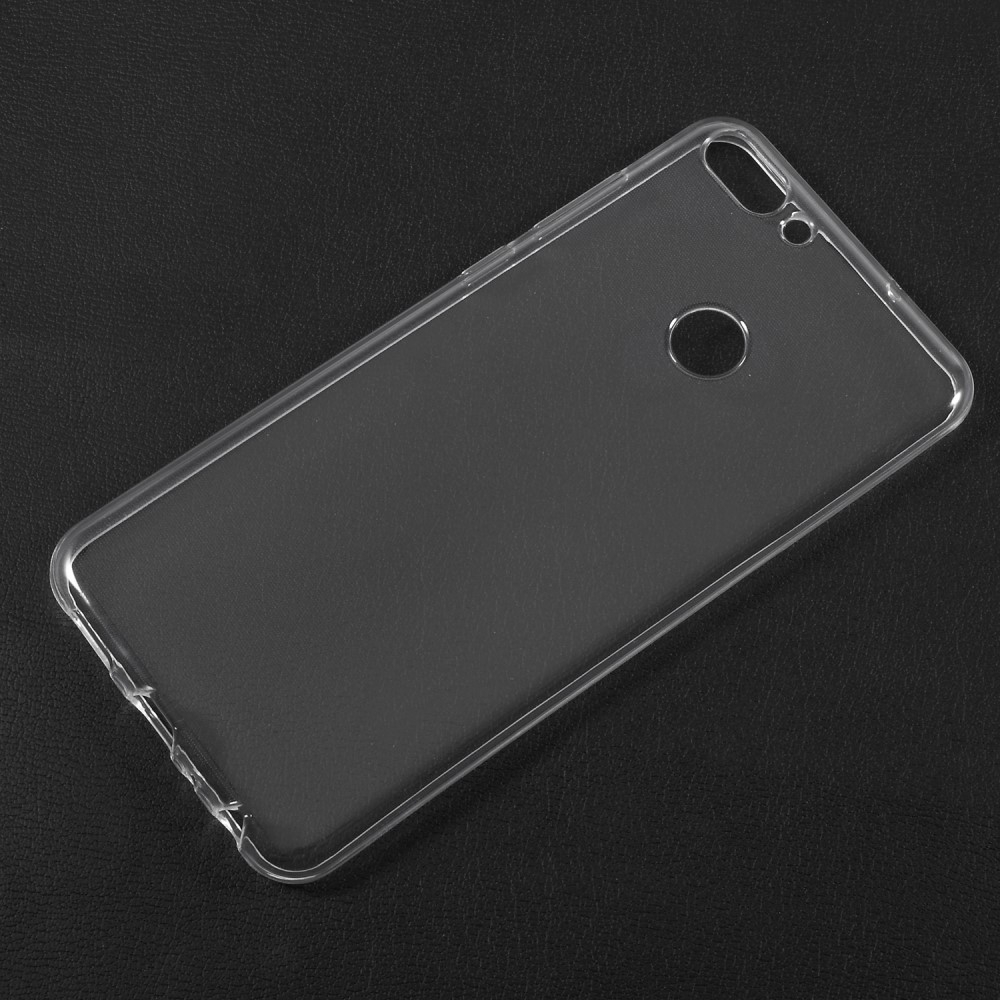 Huawei P Smart - Ultra tynd blød gummi cover / etui - Transparent