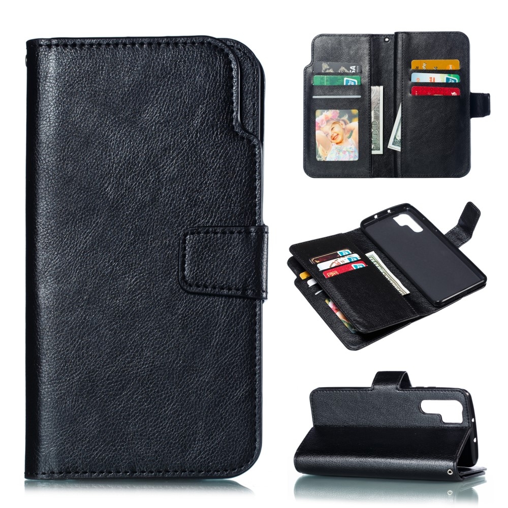 Huawei P30 Pro – Flip læder cover / pung - Sort