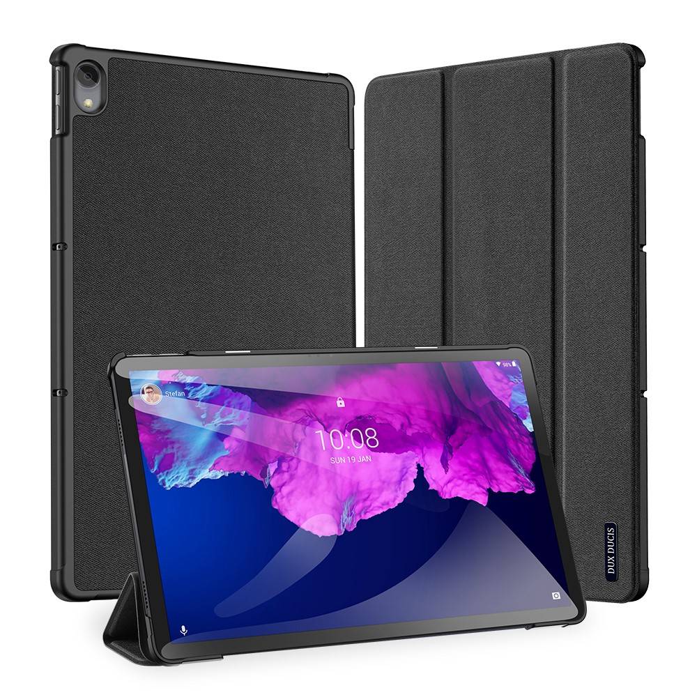 Lenovo Tab P11 / P11 Plus - DUX DUCIS Domo Series Tri-Fold Smart cover - Sort