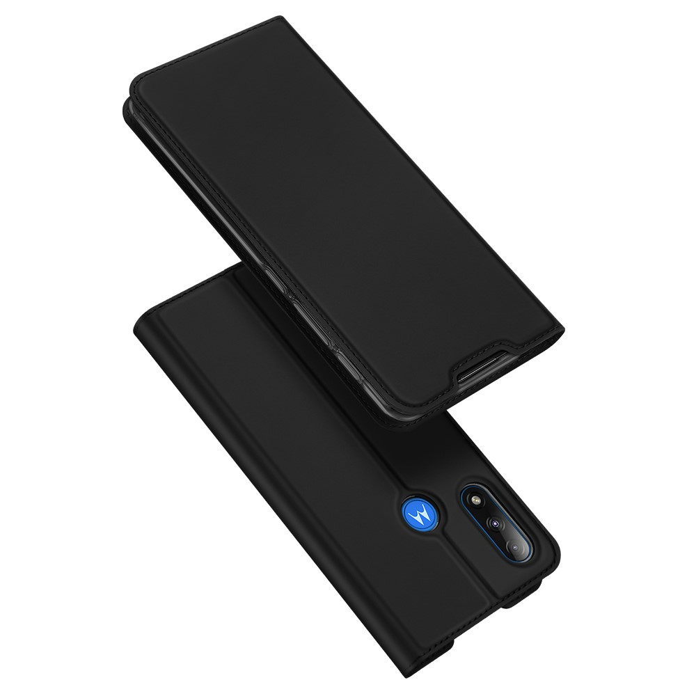 Motorola E7i Power/E7 Power - DUX DUCIS skin pro læder cover - Sort