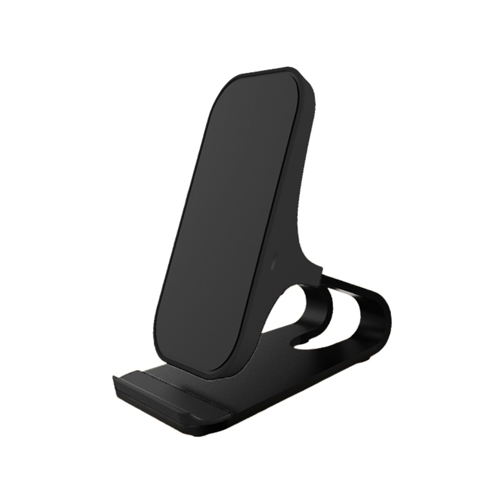 Air 2-i-1 Trådløs oplader - 15W HURTIG oplader - Holder & Trådløs oplader - Sort