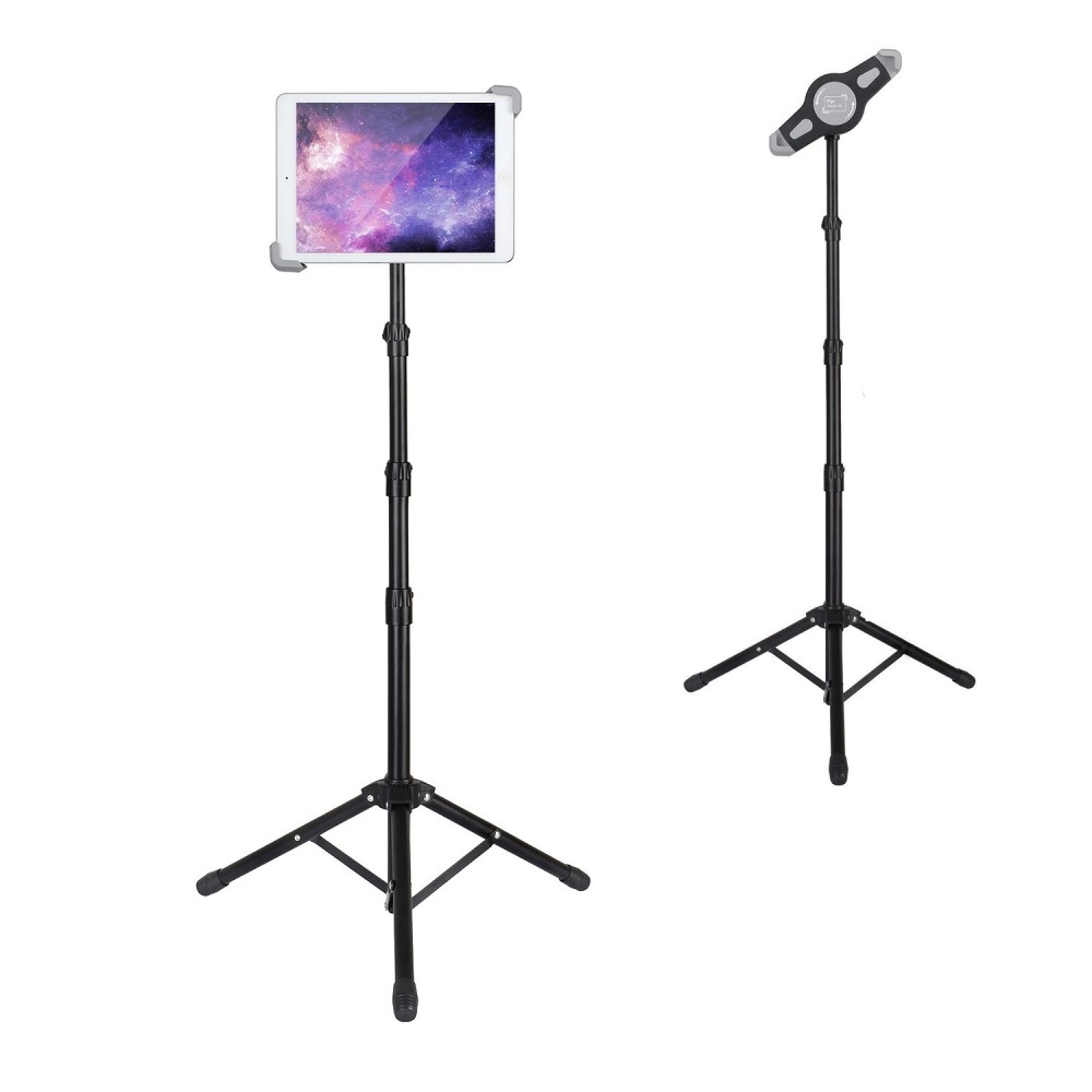 Aluminium Justerbar Tripod / holder til iPad/Tablet 7.9-12