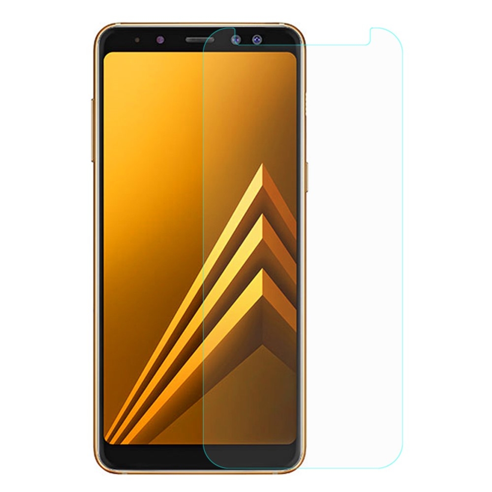 Samsung Galaxy A8 (2018) Hærdet beskyttelsesglas 0,3 mm. m/arc edge