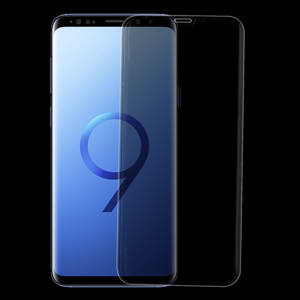 Samsung Galaxy S9 Plus - Hærdet beskyttelsesglas med komplet dækning - Transparent