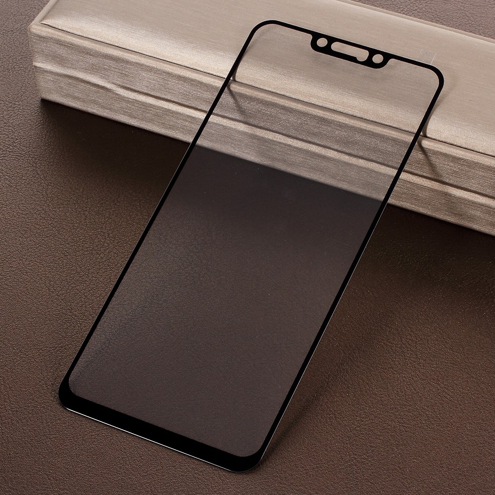 Huawei Mate 20 Lite - Hærdet beskyttelsesglas m/komplet dækning - Sort