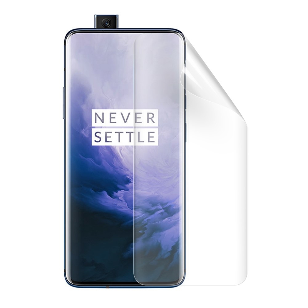 OnePlus 7 Pro / 7T Pro - PET HD skærmbeskytter med komplet dækning - Transparent