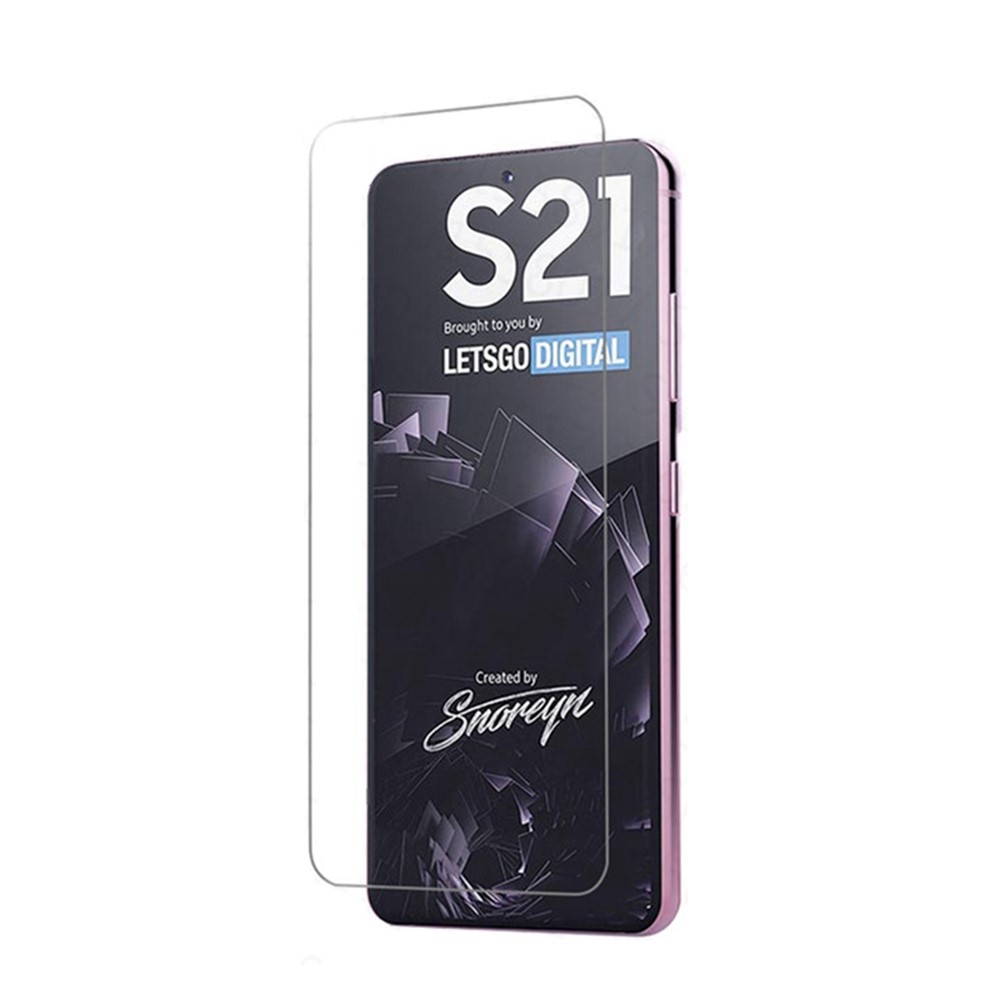 Samsung Galaxy S21 5G - Hærdet beskyttelsesglas 0.30mm (understøtter ikke fingeraflæsning)