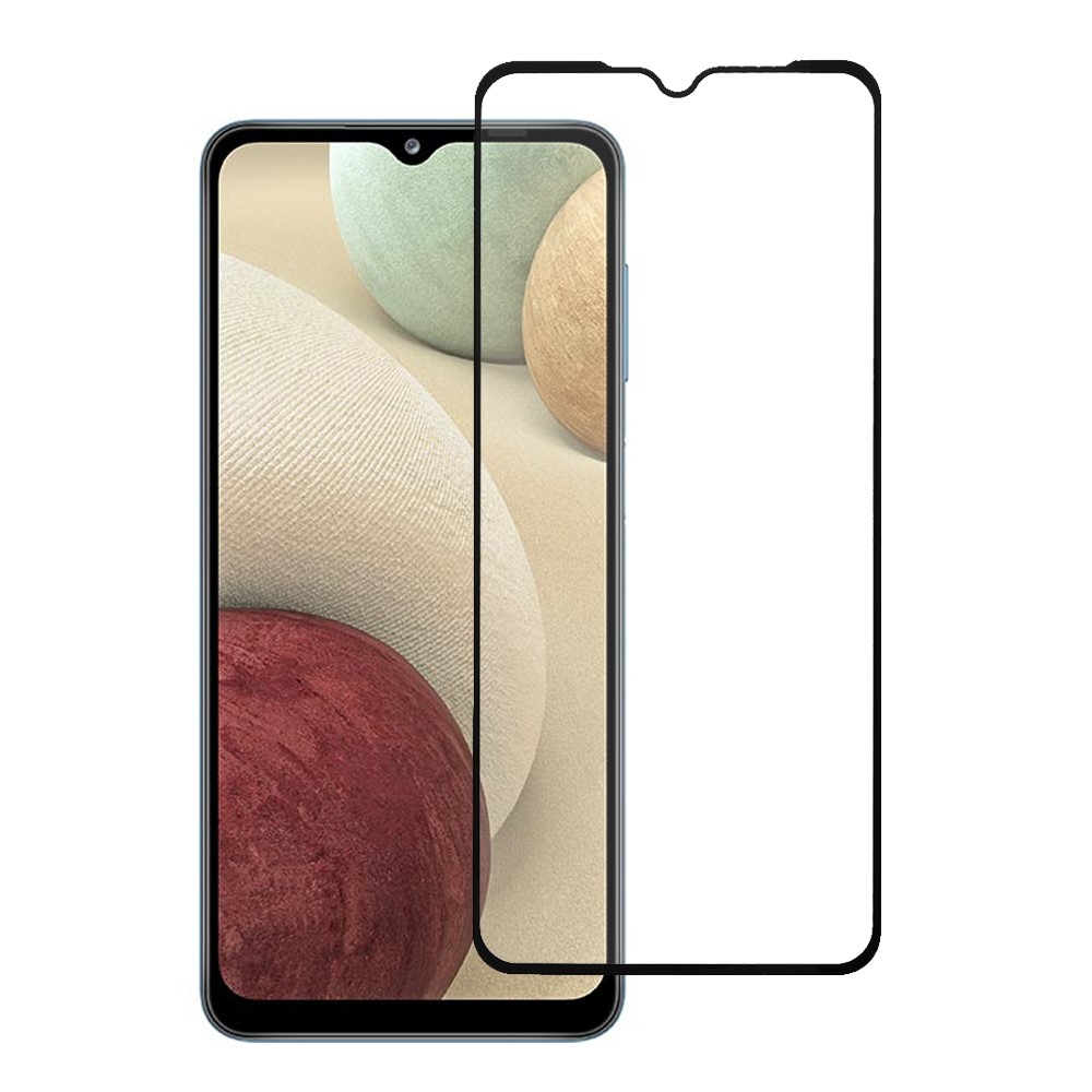 Samsung Galaxy A12 / A32 5G - Hærdet beskyttelsesglas full glue med komplet dækning