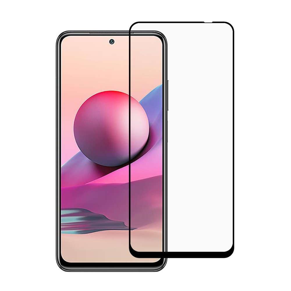 Xiaomi Redmi Note 10S - RURIHAI hærdet beskyttelsesglas med komplet dækning