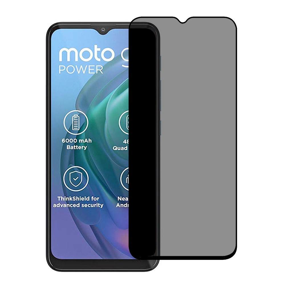 Motorola G10 Power - Hærdet beskyttelsesglas med komplet dækning